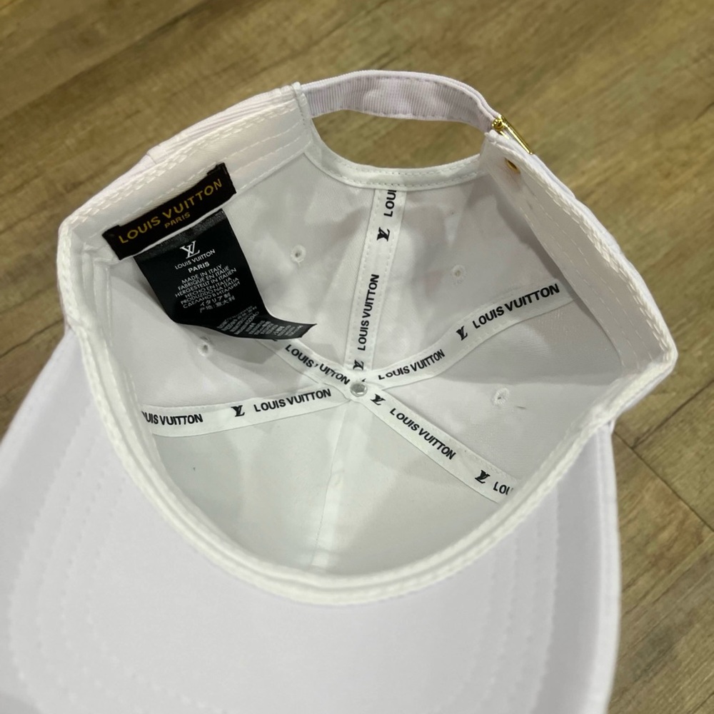 Louis Vuitton White Monogram Hat - Picture 3 of 3